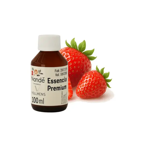 Essência Premium Vollmens – Morango Silvestre – 100ml