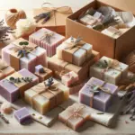 Guia completo de embalagens, rótulos e apresentação de sabonetes artesanais para presente