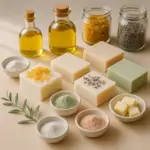 Guia completo de óleos vegetais, manteigas e aditivos naturais para sabonete vegano artesanal