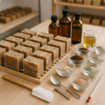 Guia completo de produção e cura de sabonete esfoliante artesanal para iniciantes