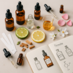 Guia completo da pirâmide olfativa para criar perfumes contratipo artesanais
