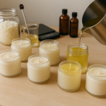 Guia completo de produção de velas artesanais: derretimento, temperatura de vertimento e cura para iniciantes