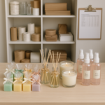 Guia completo para precificar, produzir em lote e organizar pedidos de lembrancinhas artesanais em cosméticos, saboaria, incensos e perfumaria