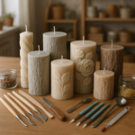 Guia completo de modelagem e escultura em velas artesanais decorativas para iniciantes
