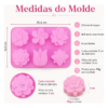Molde Silicone Flor Tulipa 6 Cavidades Premium Sabonete 90g Rosa — imagem 2