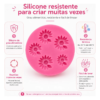 Molde Silicone Margarida 5 Cavidades Confeitaria Biscuit Rosa — imagem 4