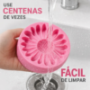 Forma Molde Margarida 1 Cavidade Silicone Sabonete Resina Rosa — imagem 7