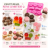 Forma Silicone Patinha Pet E Ossinho Molde Premium Biscuit Rosa — imagem 6