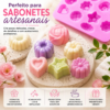 Molde Silicone Premium Docinhos Bombom Chocolate 12 Cavidade Rosa — imagem 5