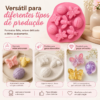 Molde De Silicone Borboleta Joaninha Abelhinha 8 Cavidades Rosa — imagem 7